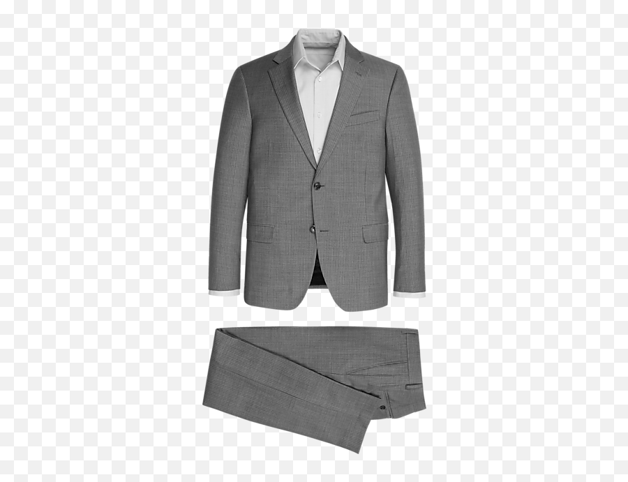 Tommy Hilfiger Gray U0026 White Stripe Slim Fit Suit - Menu0027s Velvet Black Suits Men Png,Tommy Hilfiger Icon Collection