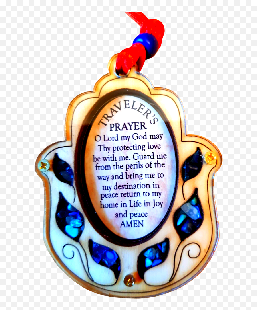 Bluenoemi Small Wood Car Hanging Hand Shape Traveleru0027s Prayer Pray Blessing Hamsa Wooden Lucky Charm Icon Gift Made In The Holy Land - Dot Png,Prayer Hands Icon