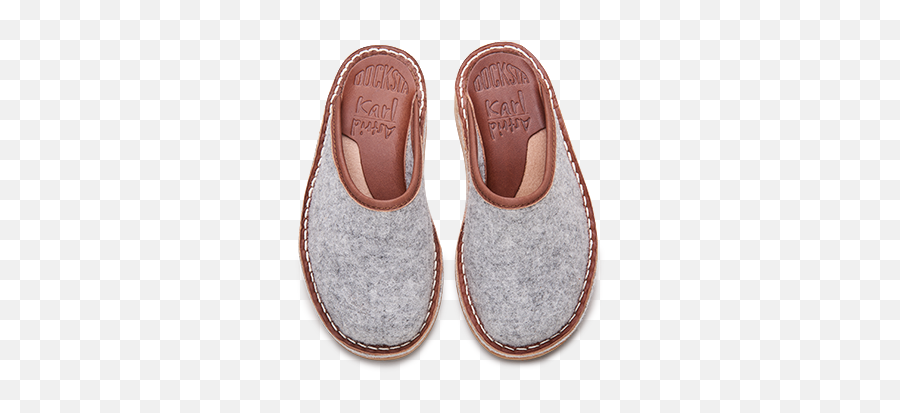 Slippers Tofflor - Karlastrid Brun Vegetabiliskt Garvat Läder Round Toe Png,Tarnsjo Garveri Icon