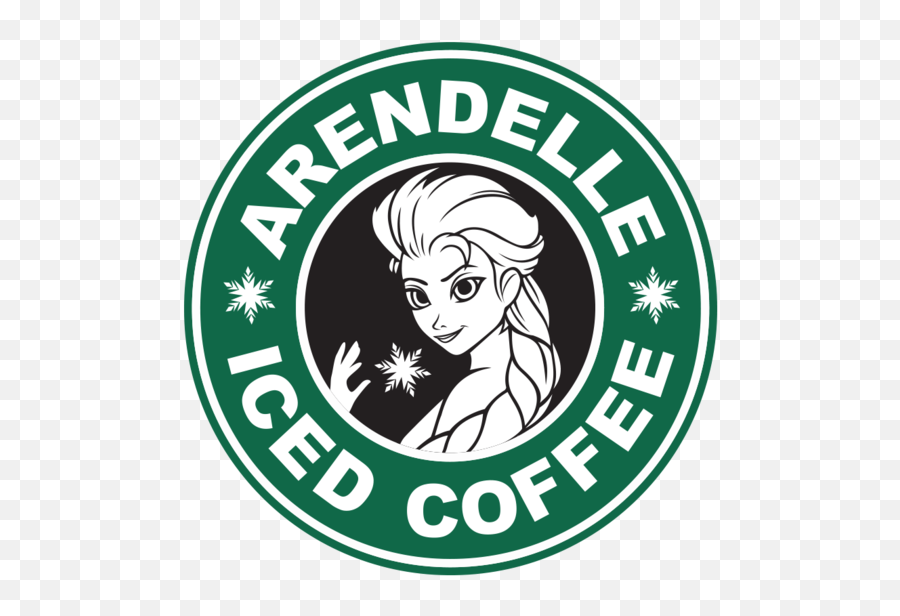 Iced Coffee Disney Starbucks Logo Cute - Disney Princess Starbucks Logo Png,Starbucks Logo Image