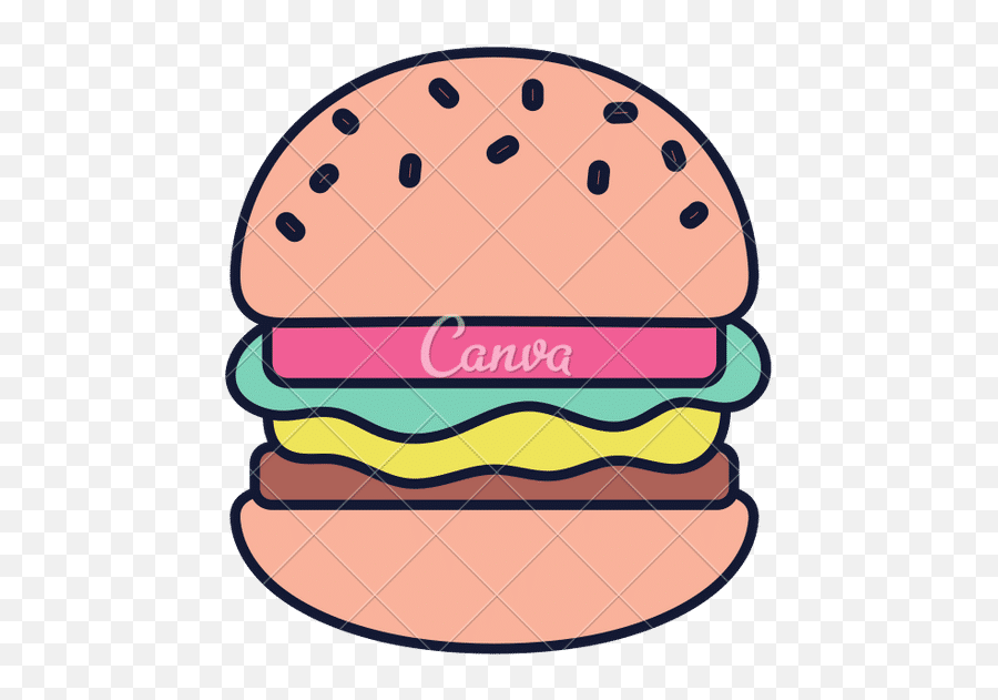Cheeseburger - Canva Horizontal Png,Aym Icon