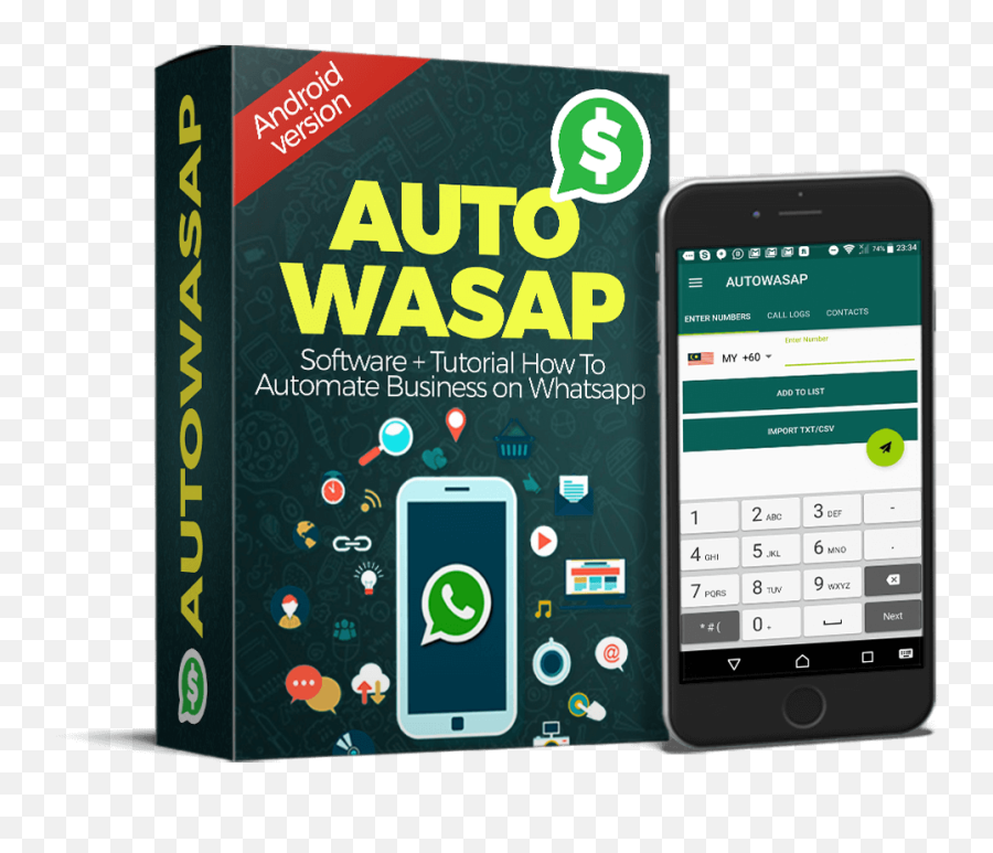 Autowasap Android App - Whatsapp Blaster Pro Android Png,Wasap Png