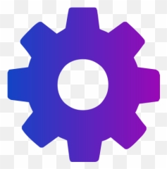 Cog Wheel Silhouette Icons - Asp Net Core Web Api png