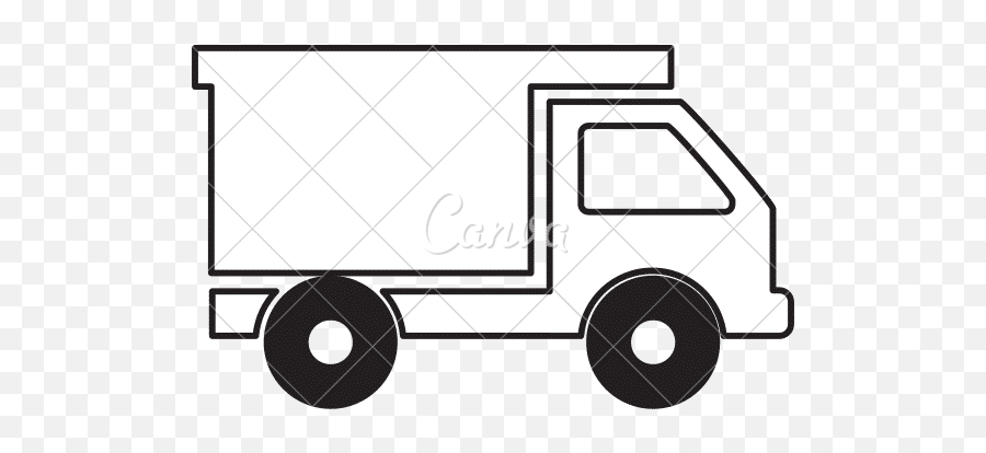 Dump Truck Isolated Icon - Canva Commercial Vehicle Png,Dump Truck Icon