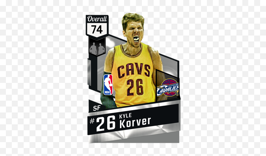 Kyle Korver 2k17 Card Transparent Png - Basketball Player,Kyle Korver Png