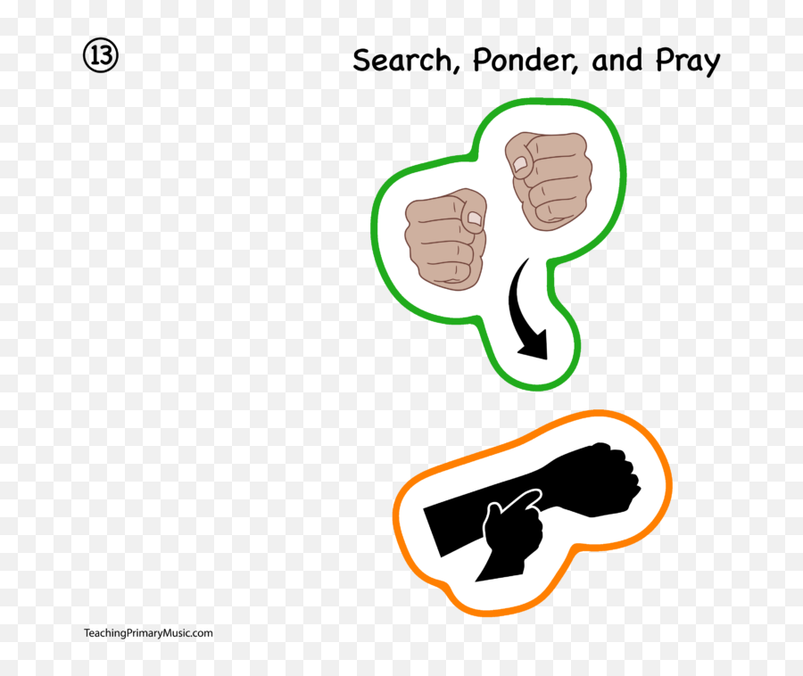 Search Ponder And Pray Action Word Icons U2013 Teaching - Language Png,Knuckles Icon