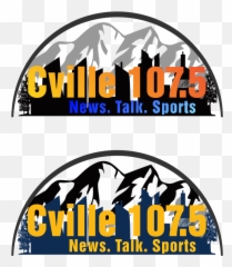 Bold Masculine Radio Station Logo Design For Main Cville - Language png