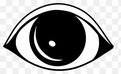 Library Of Swirly Eyes Vector Free - Eye Cartoon Black And White Png,Angry Eyes Png