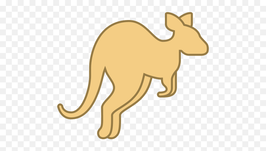 Kangaroo Png Transparent Clipart Image - Transparent Background Kangaroo Clip Art,Kangaroo Transparent Background