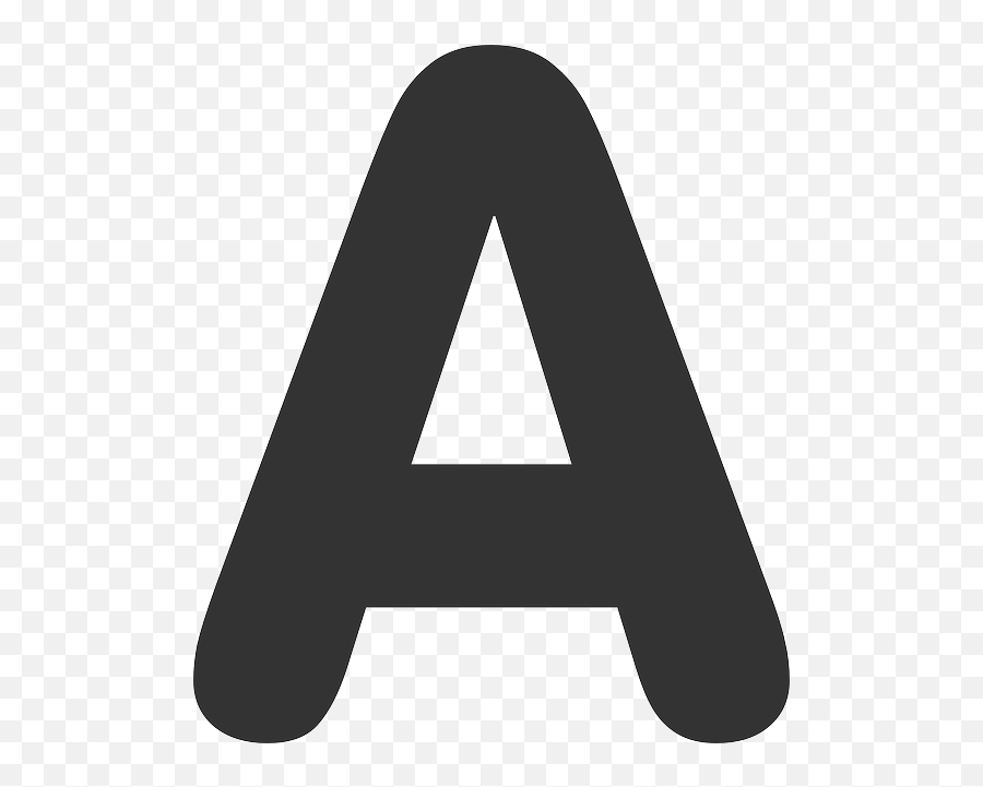 Letter A Png Images Free Download - Alphabet Letters In Bold,A Png