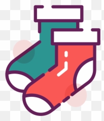 Festive Christmas Stockings Clip Art Free U2013 Hq - Trigger Png,Christmas Stockings Png