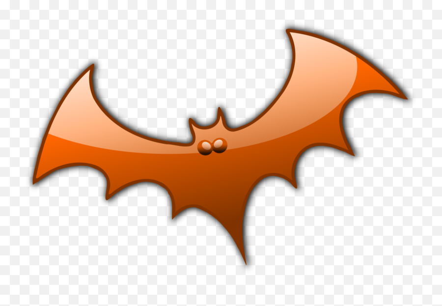 Download Orange Bat Clip Art - Halloween Ghost Clipart Orange Bat Png,Ghost Clipart Png