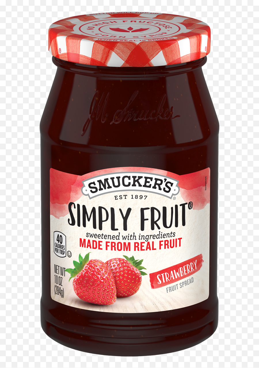 Simply Fruit Strawberry - Smuckers Simply Fruit Strawberry Png,Transparent Strawberry