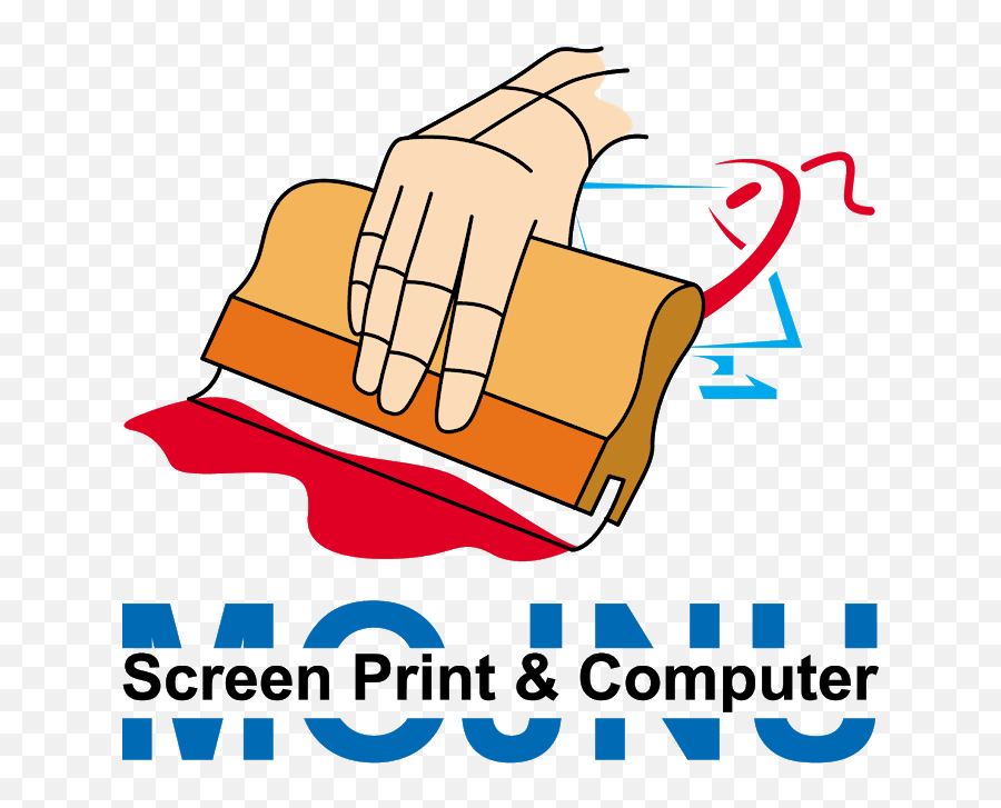 Mojnu Screen Print U0026 Computer - Clip Art Png,Computer Logo