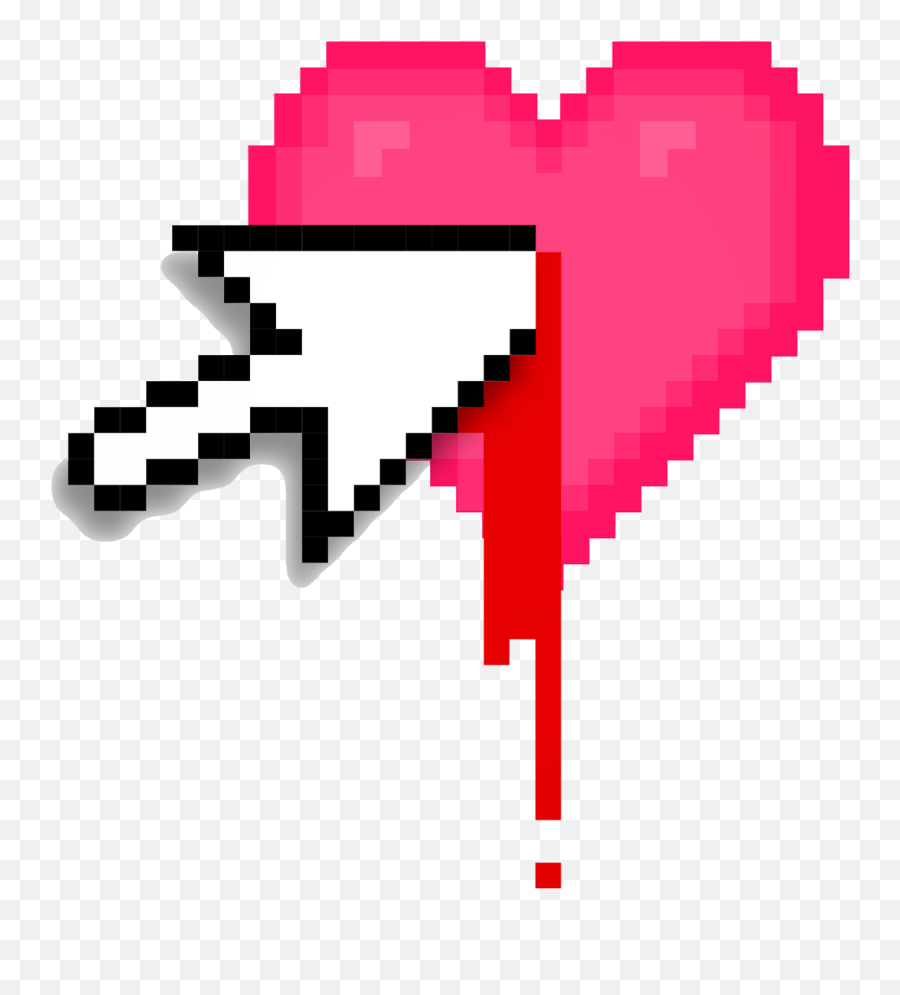 Pixel Heart Png - Love Heart Pixel Art,Undertale Heart Transparent