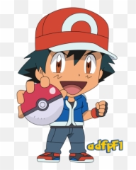 Adfpf1 Ash Ketchum Pokemon - Transparent Png