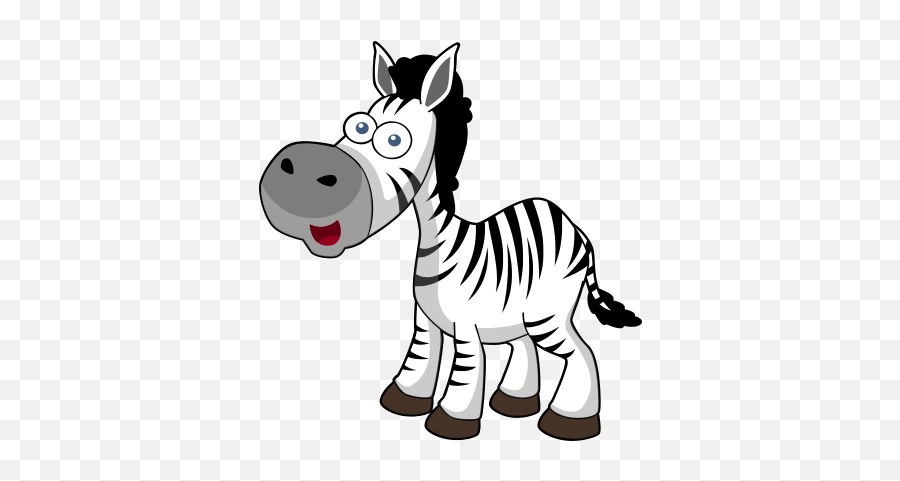 Zebra Clipart Transparent - Zebra Cartoon Png,Zebra Transparent Background