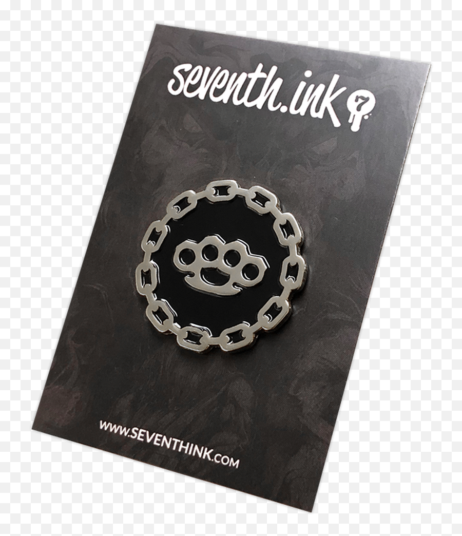 Brass Knuckles Silver Enamel Pin - Lapel Pin Png,Brass Knuckles Png