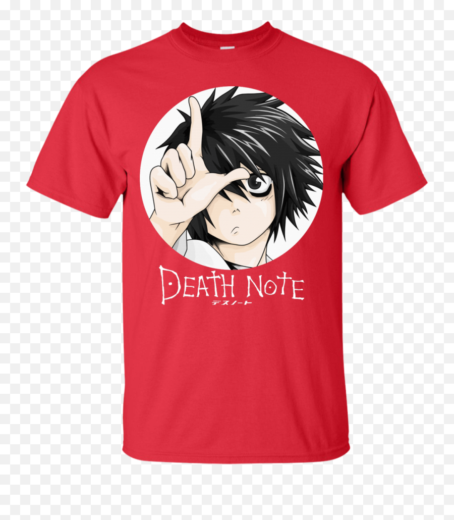 L Death Note T - While My Guitar Gently Weeps T Shirt Png,L Logo Death Note