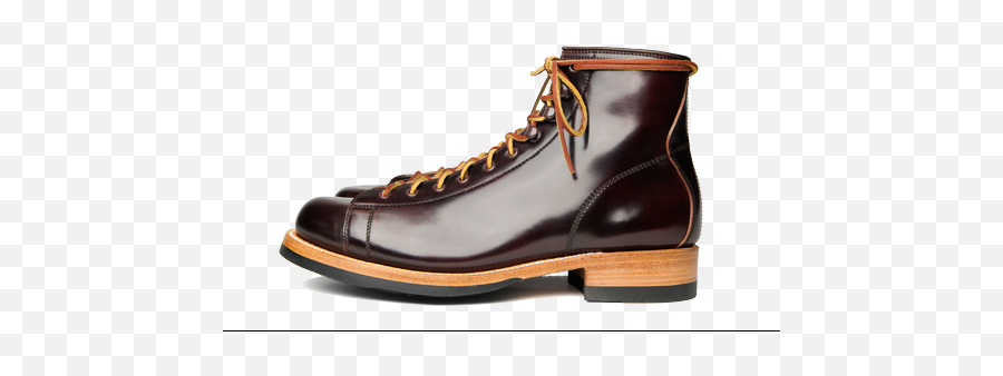 Polish Work Boots Cordovan U2014 Yuketen - Work Boots Png,Boot Transparent