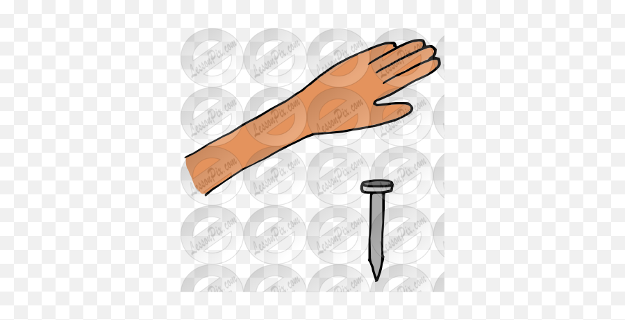 Hit The Nail - Hand Png,Nail Head Png