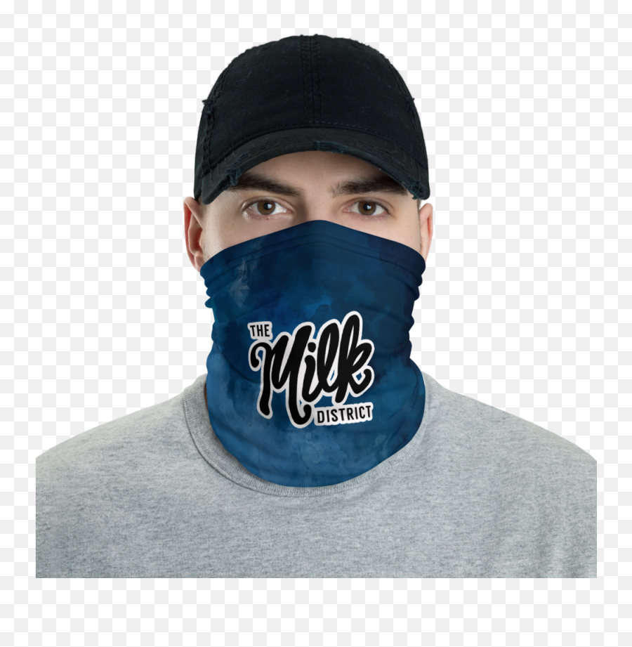 Watercolor Neck Gaiter U2014 The Milk District - Neck Face Mask Png,Watercolor Stroke Png