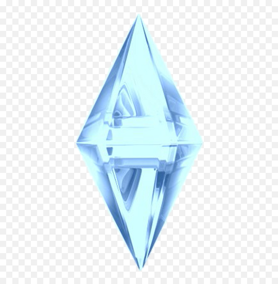 Sims Crystals Crystal Blue Sticker Stickers Tumblr - Sticker Sims 3 Plumbob Png,Crystals Png