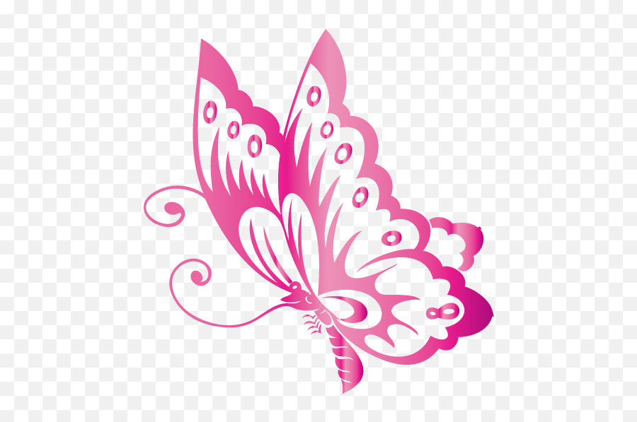 Pink Butterfly Png - Butterfly Logo Design Png,Pink Butterfly Png