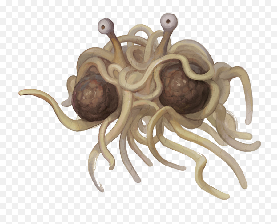 Flying Spaghetti Monster Supermarioglitchy4 Wiki Fandom - Flying Spaghetti Monster Png,Spaghetti Transparent Background