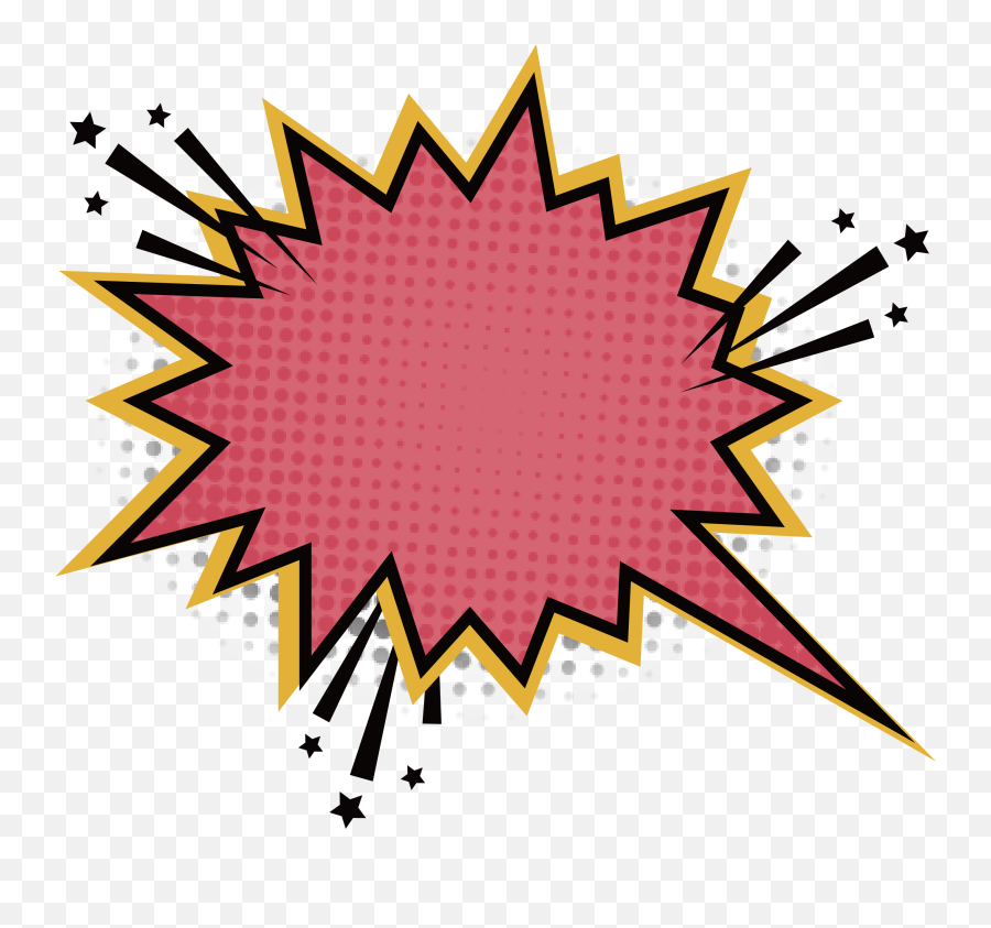 Sticker Jagged Pink - Explosion Png Clipart Full Size Explosion Sticker,Blast Png