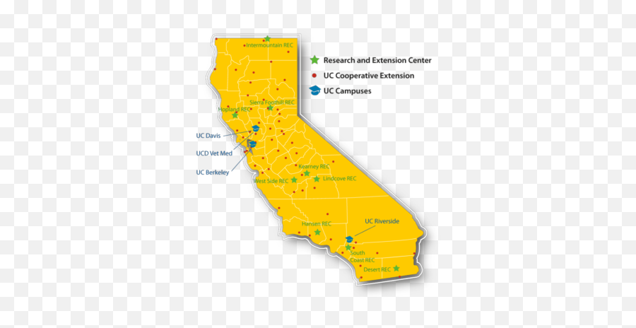 Our Culture - Agriculture And Natural Resources University University Of California Berkeley Location Map Png,California Map Png