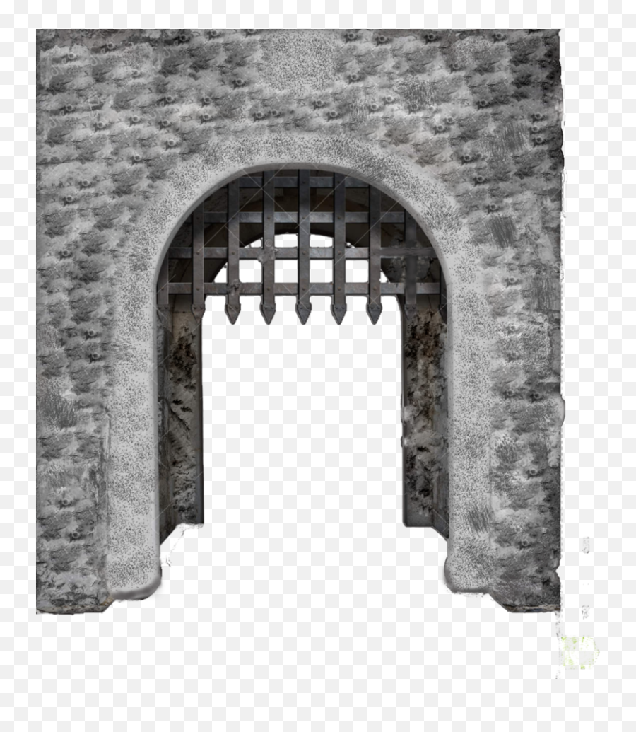 Gate Clipart Castle Transparent Free - Medieval Castle Gate Png,Castle Wall Png