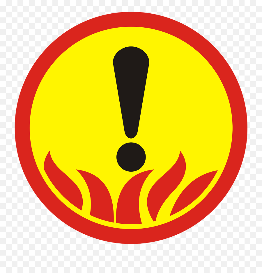 Sign Exclamation Mark Warning - Free Vector Graphic On Pixabay Exclamation Mark Png,Burn Mark Png