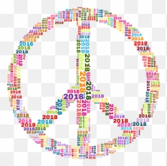 Calendar 2018 New - Free vector graphic on Pixabay Peace Symbols png