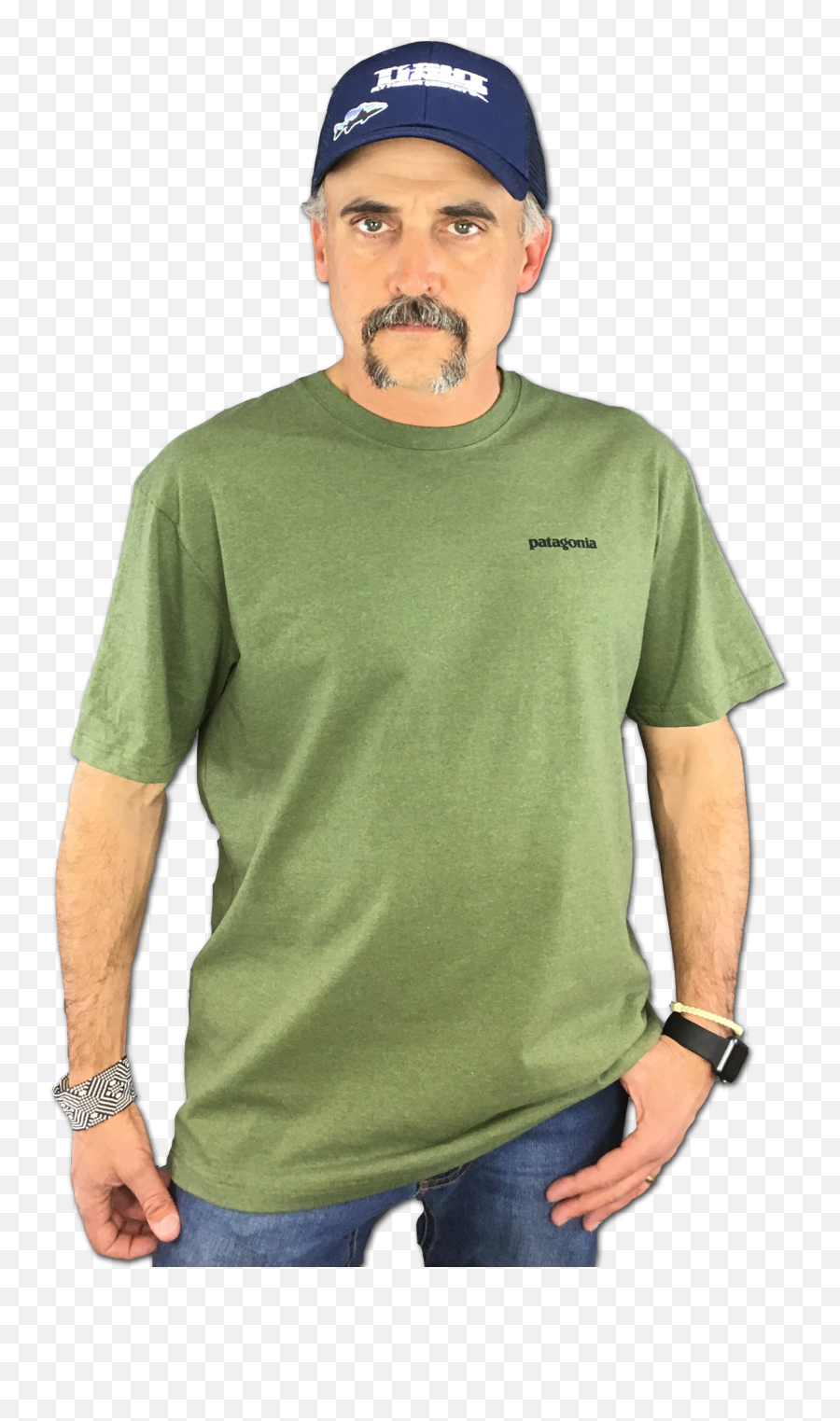 Patagonia - Patagonia Fitz Roy Smallmouth Responsibilitee Tight Lines Logo Greenie Green Short Sleeve Png,Patagonia Fish Logo