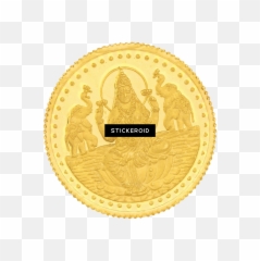 Download Lakshmi Gold Coin Coins - 50 Grams png