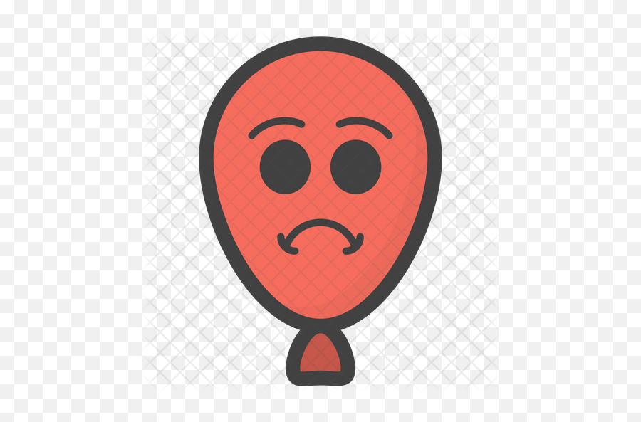 Angry Balloon Emoji Icon Of - Dot Png,Balloon Emoji Png
