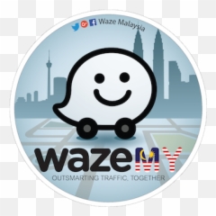 Waze Logo Png Image With No Background - Png Waze,Waze Logo