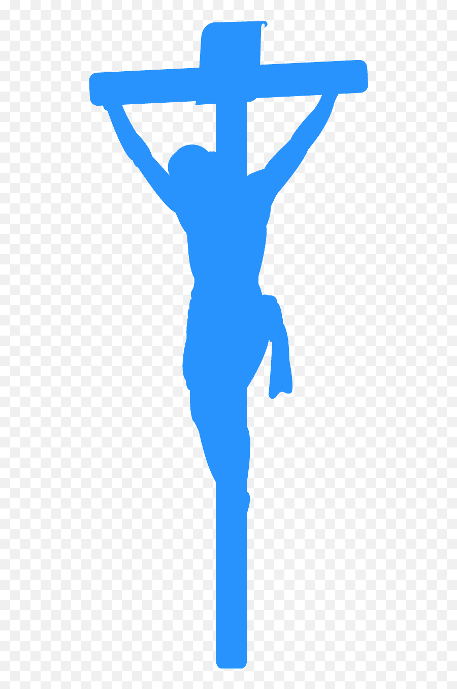 Jesus Christ Crucified Silhouette - Jesus En La Cruz Silueta Png,Jesus Silhouette Png