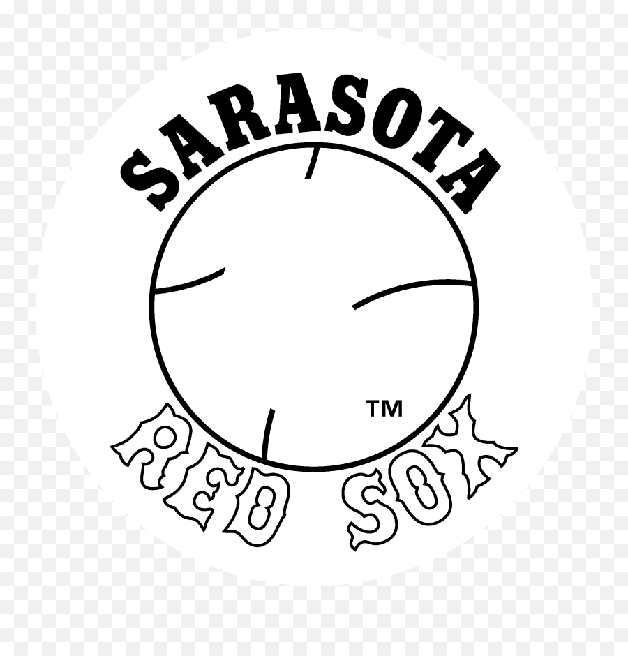 Download Sarasota Red Sox Logo Black And White - Boston Red Boston Red Sox Png,Boston Red Sox Logo Png