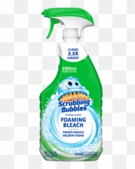 Products Scrubbing Bubbles Us - Scrubbing Bubbles Bathroom Cleaner With Bleach Png,Bleach Transparent