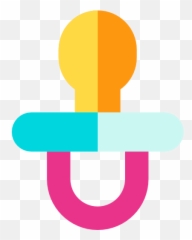 Babies Children Kid And Baby Pacifier Icon - Vertical png