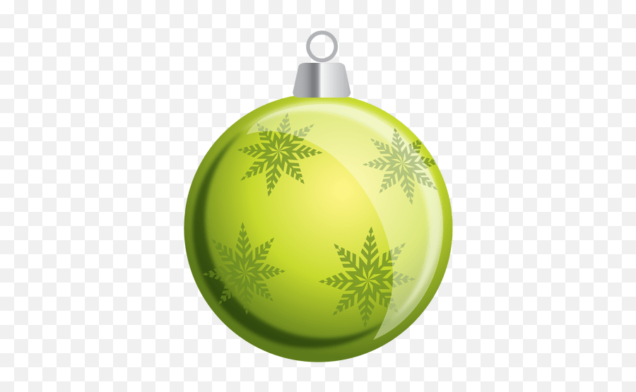Green Snowflakes Bauble - Transparent Png U0026 Svg Vector File Baubles Png,Christmas Snowflakes Png