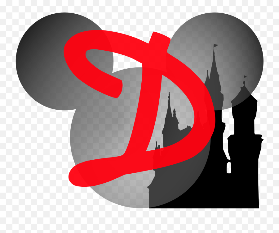 Filed Letter Upon Three Circles And A Castlesvg - D Letter Png,Disney Castle Transparent Background