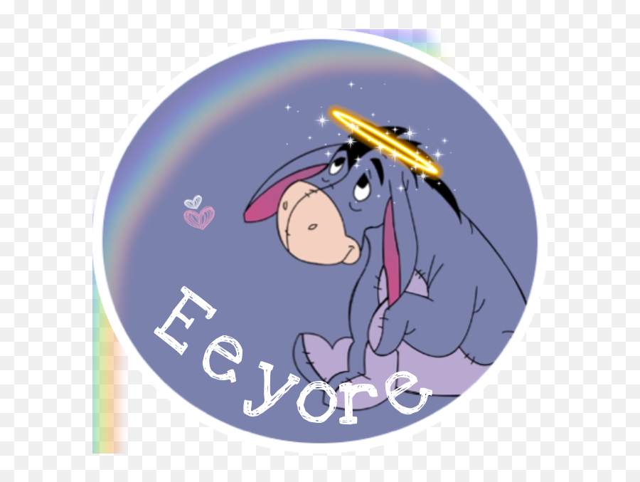 Eeyore - Sticker By Artwizard Cartoon Png,Eeyore Transparent