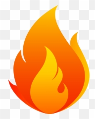 Red Vector Flowing Flames Png Download - 16462186 Free Vector Fire Png