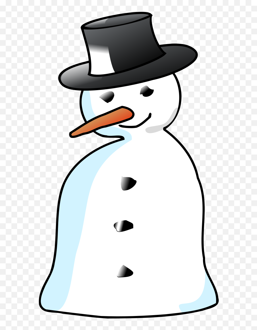 Snowman Svg Vector Clip Art - Svg Clipart Costume Hat Png,Frosty The Snowman Icon