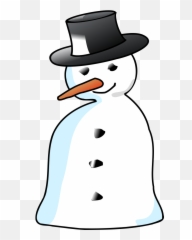 Snowman Svg Vector Clip Art - Clipart Costume Hat png