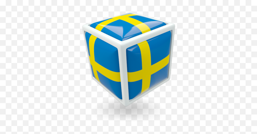 Cube Icon Illustration Of Flag Sweden - Solid Png,Rubik's Cube Icon