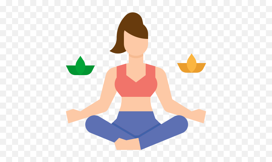 Meditation - Meditation Flat Icon Png,Meditate Icon